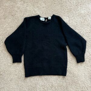 Black Angora Sweater